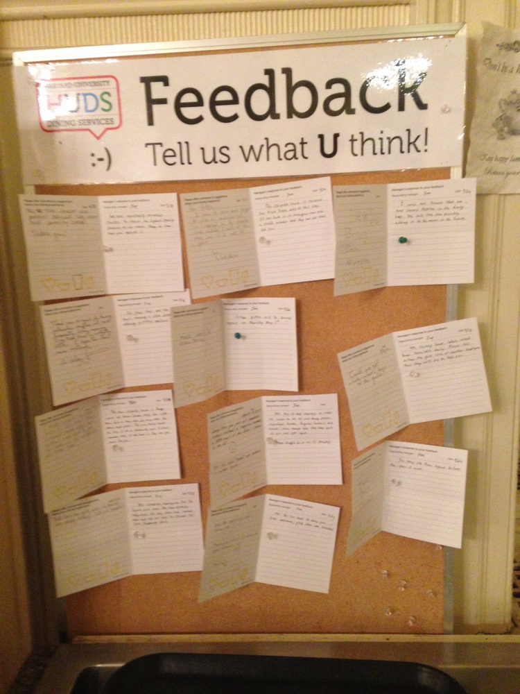 Kirkland's HUDS Comment Cards