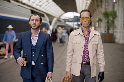Cover image for "Dom Hemingway" Viciously Funny