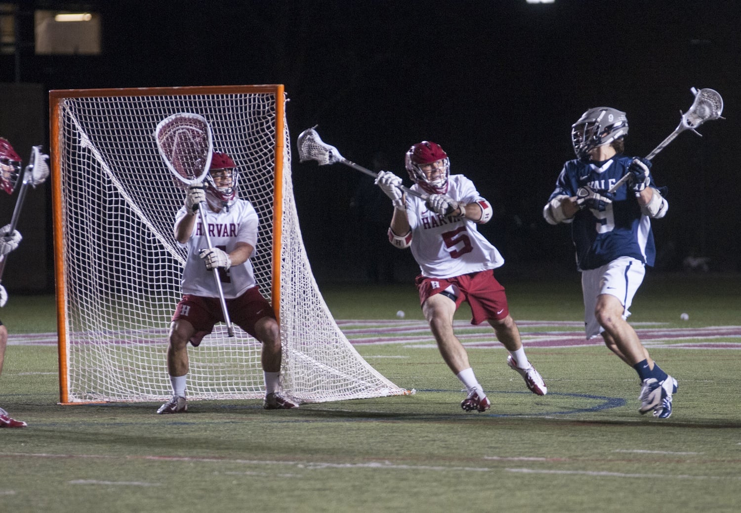Senior Walter Kirby, pictured here in earlier action, has been an integral part of the Harvard defense the past two seasons.  