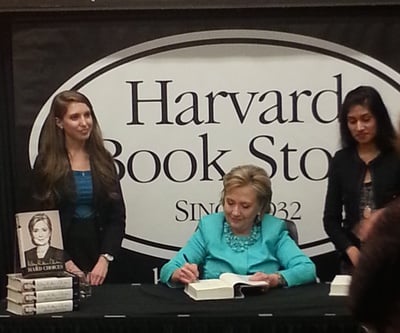 Cover image for Clinton Signs "Hard Choices"