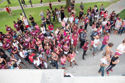 Cover image for Students Take to Streets To Protest Ferguson Decision in City-Wide Rally