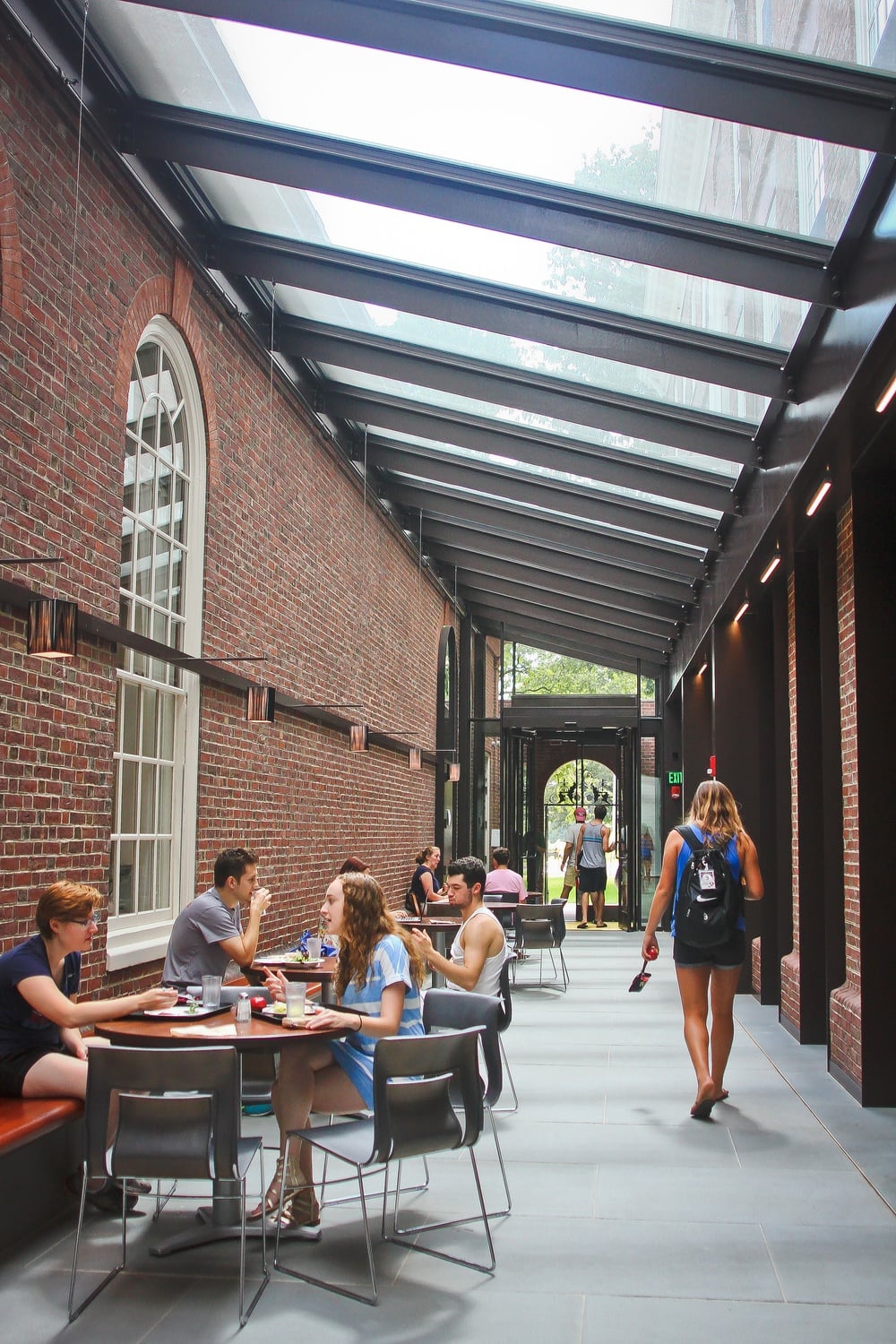 The newly renovated McKinlock Hall, including a new light court, opened for students a few days ago after undergoing a year of renovations. 