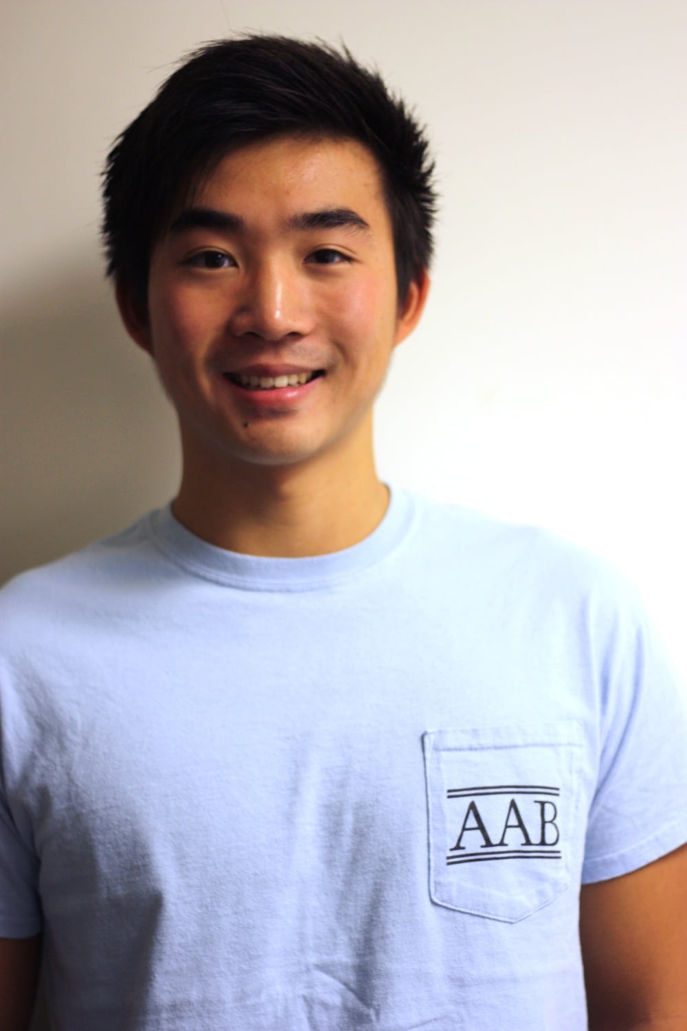 Min-Woo Park '16 is co-recruitment director of the Asian-American Brotherhood.