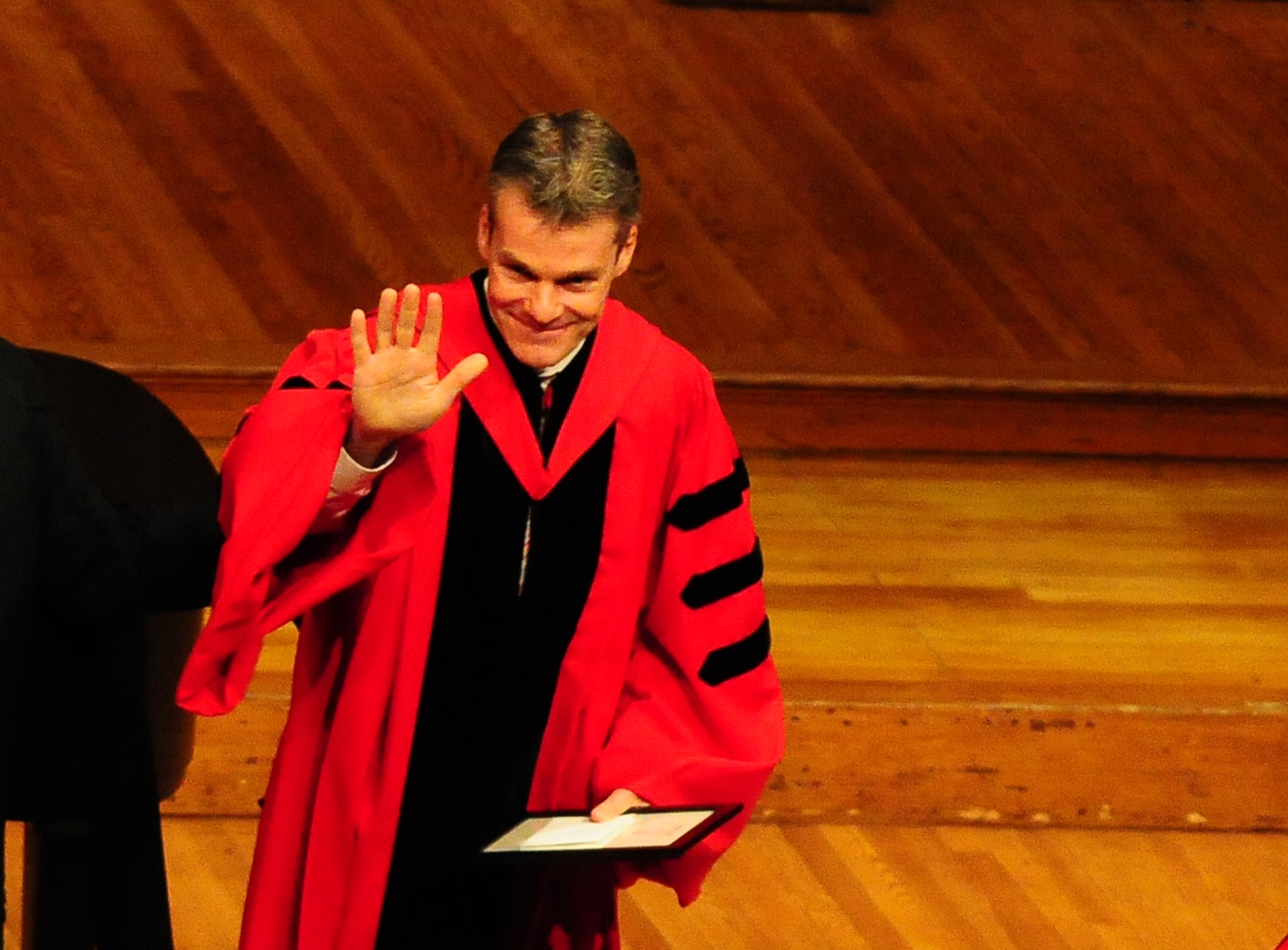 Stephen Blyth, pictured at the Phi Beta Kappa Literary Exercises in 2013, was named the next president and CEO of Harvard Management Company on Wednesday.