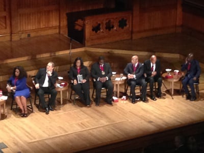 Cover image for Shonda and Oprah Both Speak at Du Bois Medal Ceremony, But Who Is More Adored?