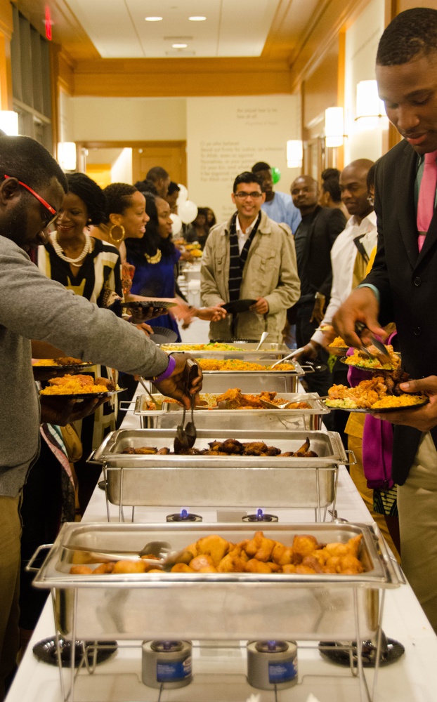 At the fifth annual Nigerian Independence Day Gala held in Wasserstein Hall in Harvard Law School on Oct. 5, 2014, attendees were treated to a variety of traditional foods, including the ever-popular Jollof rice.