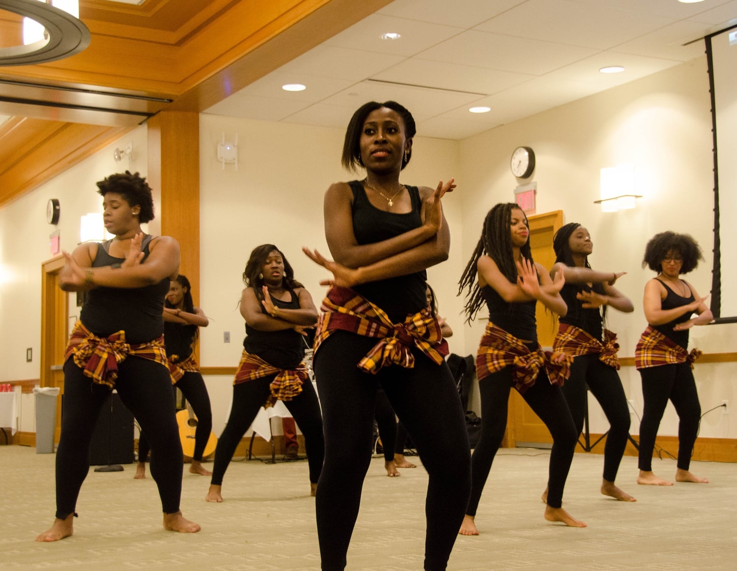 At the fifth annual Nigerian Independence Day Gala, held Saturday in Wasserstein Hall in Harvard Law School, the African Dance Collective entertained the audience with traditional rhythm and flair.