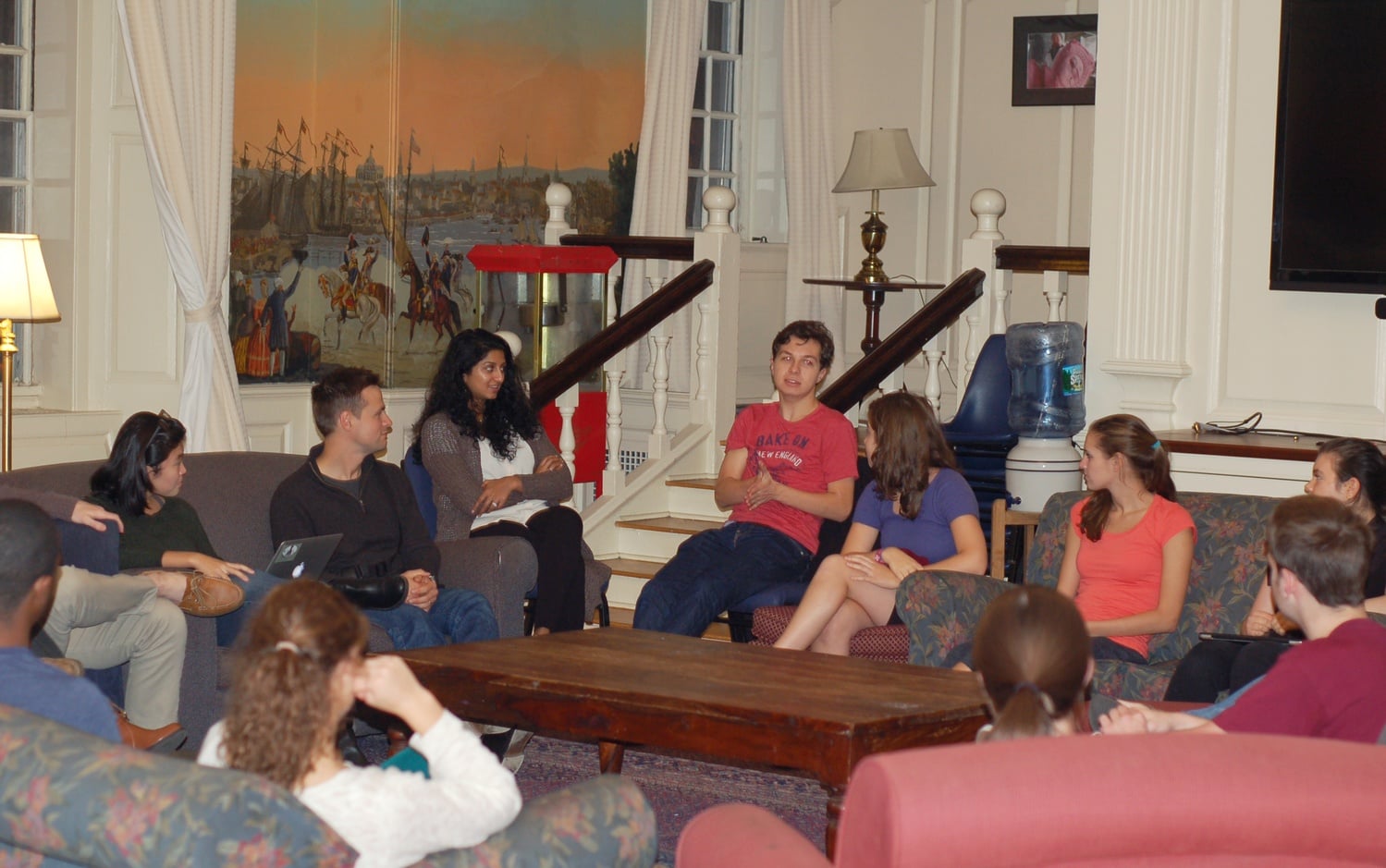 The Undergraduate Harvard Political Union hosts a discussion "Sexual Assault & Rape Culture" in the Lowell House Junior Common Room Thursday evening in which students voiced concerns and recommendations to improve communications and university response moving forward. 