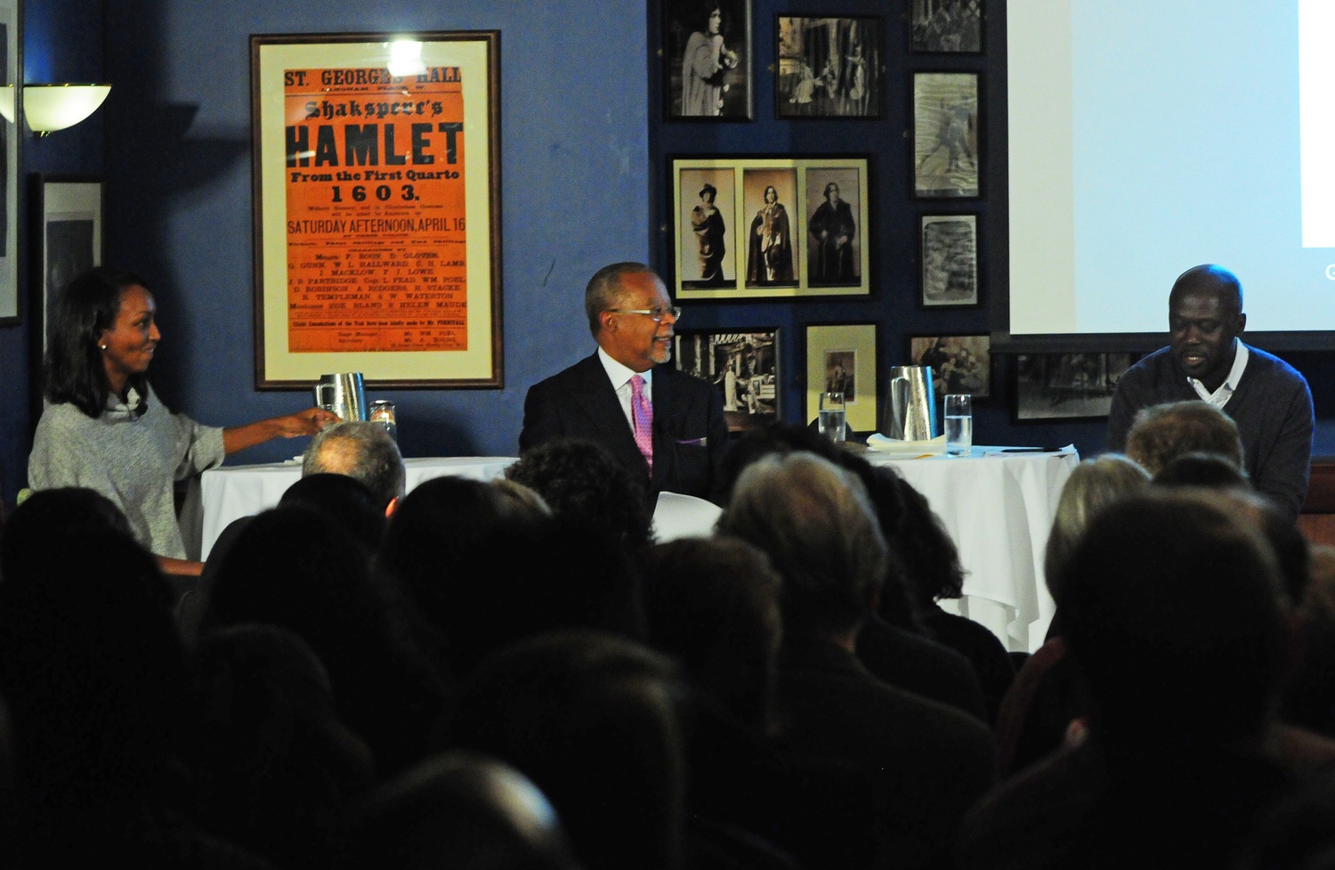 The Ethelbert Cooper Gallery of African & African American Art opened Tuesday night at the Hutchins Center for African & African American Research after a discussion with curators David Adjaya and Mariane Ibrahim-Lenhart, moderated by Henry Louis Gates. 
