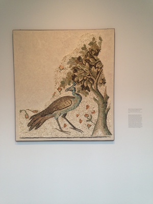 Cover image for “Mosaic Pavement Fragment with a Peahen,” unidentified artist