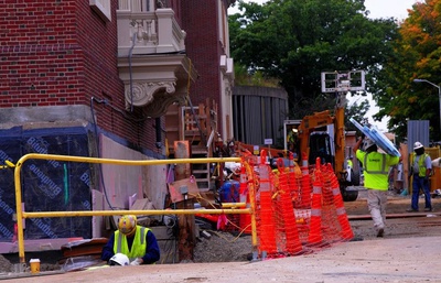 Cover image for Construction at the Fogg
