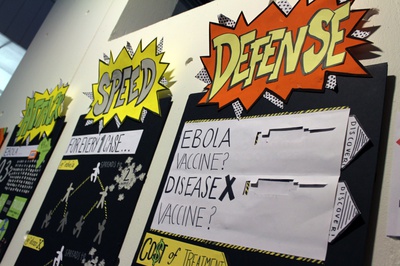 Cover image for Exhibit Looks To Combat Ebola Overreactions
