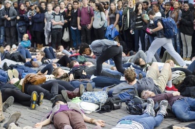 Cover image for Seen and Heard: Hundreds Protest Grand Jury Decision