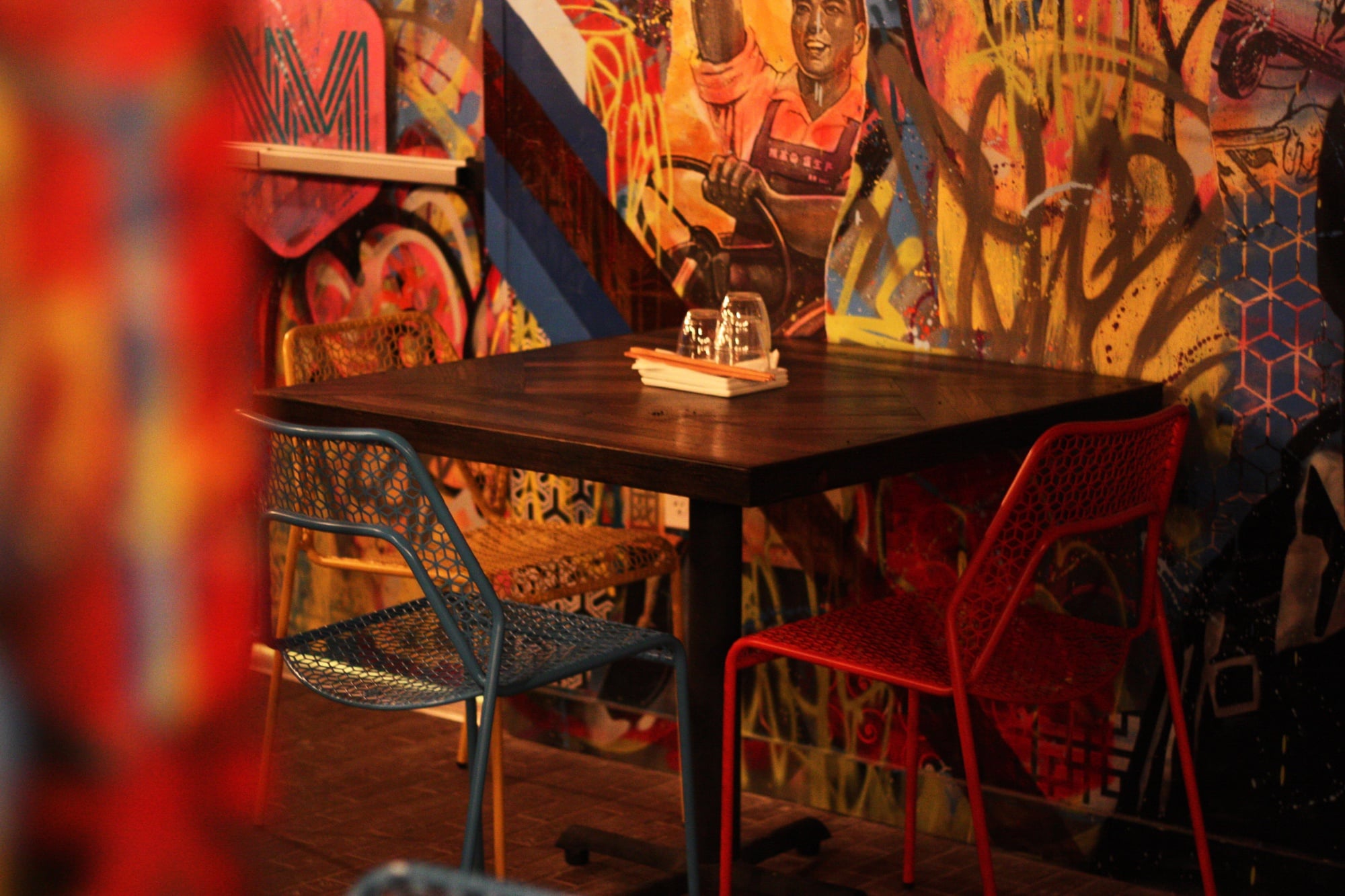 Located where Tamarind Bay once stood, Night Market officially opened to the public on Tuesday night. The restaurant specializes in Asian street food.