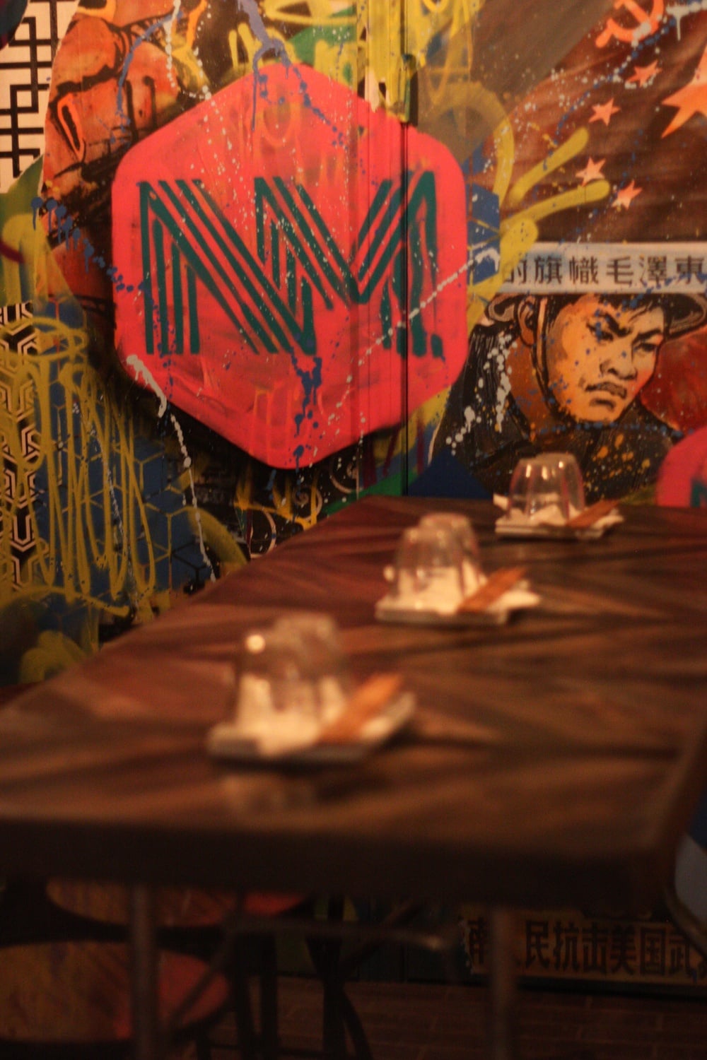 Located where Tamarind Bay once stood, Night Market officially opened to the public on Tuesday night. The restaurant specializes in Asian street food.