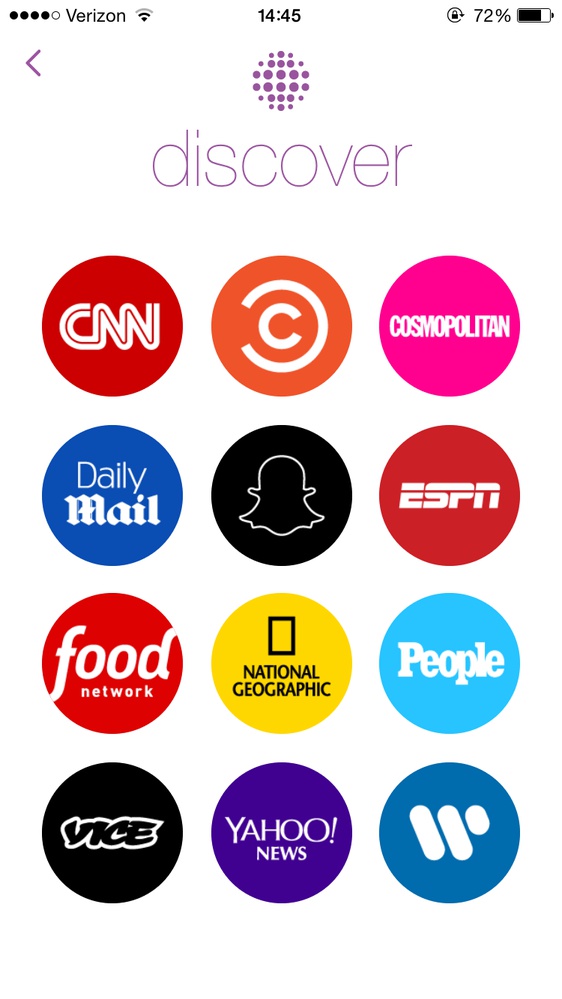 Snapchat Discover