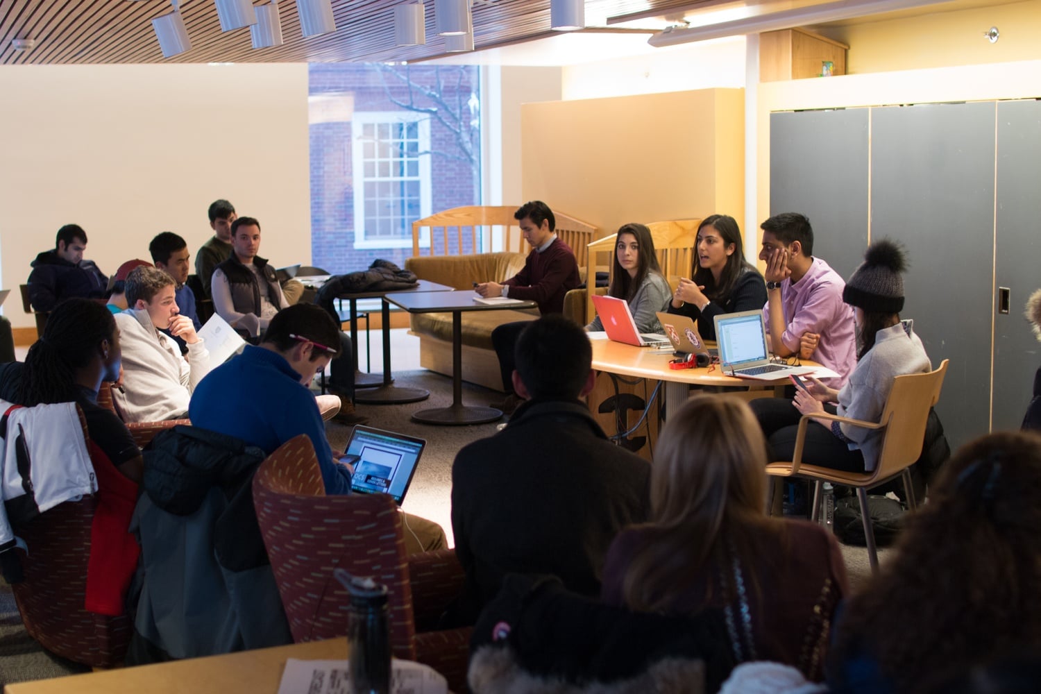 On Feb 1., the Harvard Undergraduate Council gathered for its first meeting of the semester in Ticknor Lounge.