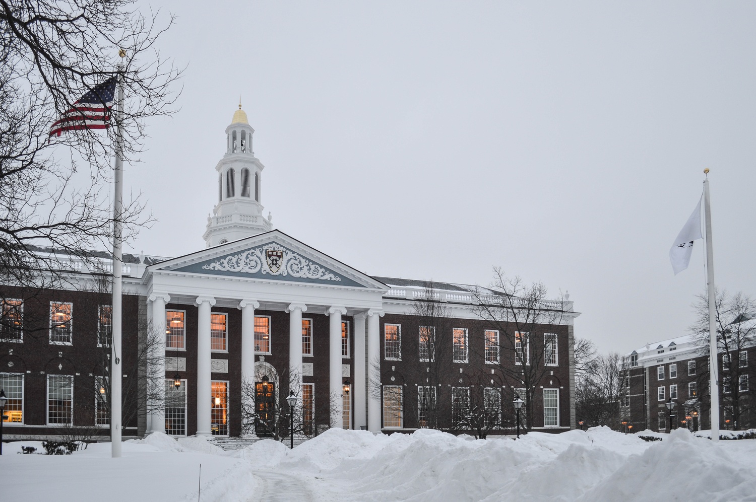 Baker Hall at the Business School.