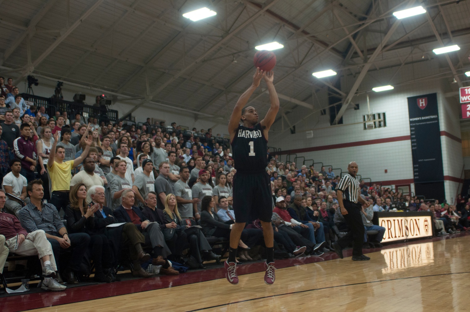 Junior co-captain Siyani Chambers is shooting 34.2 percent from beyond the arc for the season.