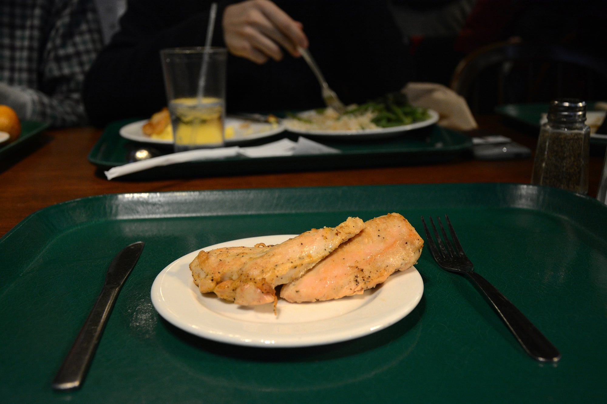 Chicken in Annenberg Hall