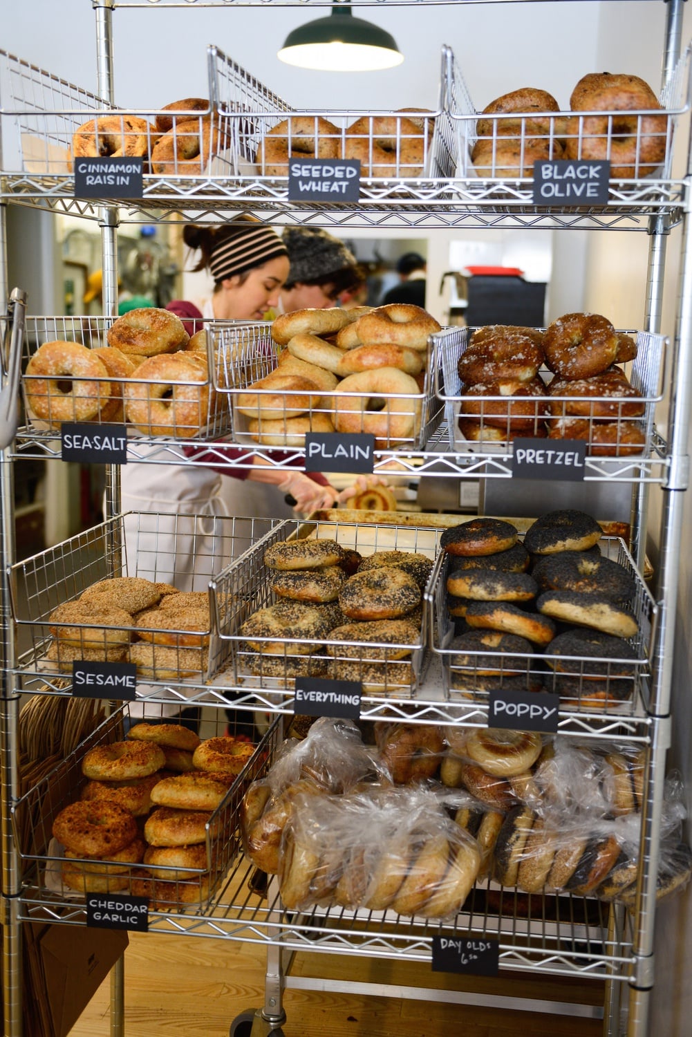 Bagelsaurus offers a variety of bagels ranging from typical flavors, such as plain and everything, to more eclectic ones, like pretzel.