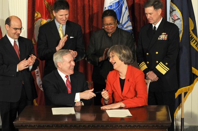 Cover image for Faust Opposes Military Transgender Ban in Letter to Mattis