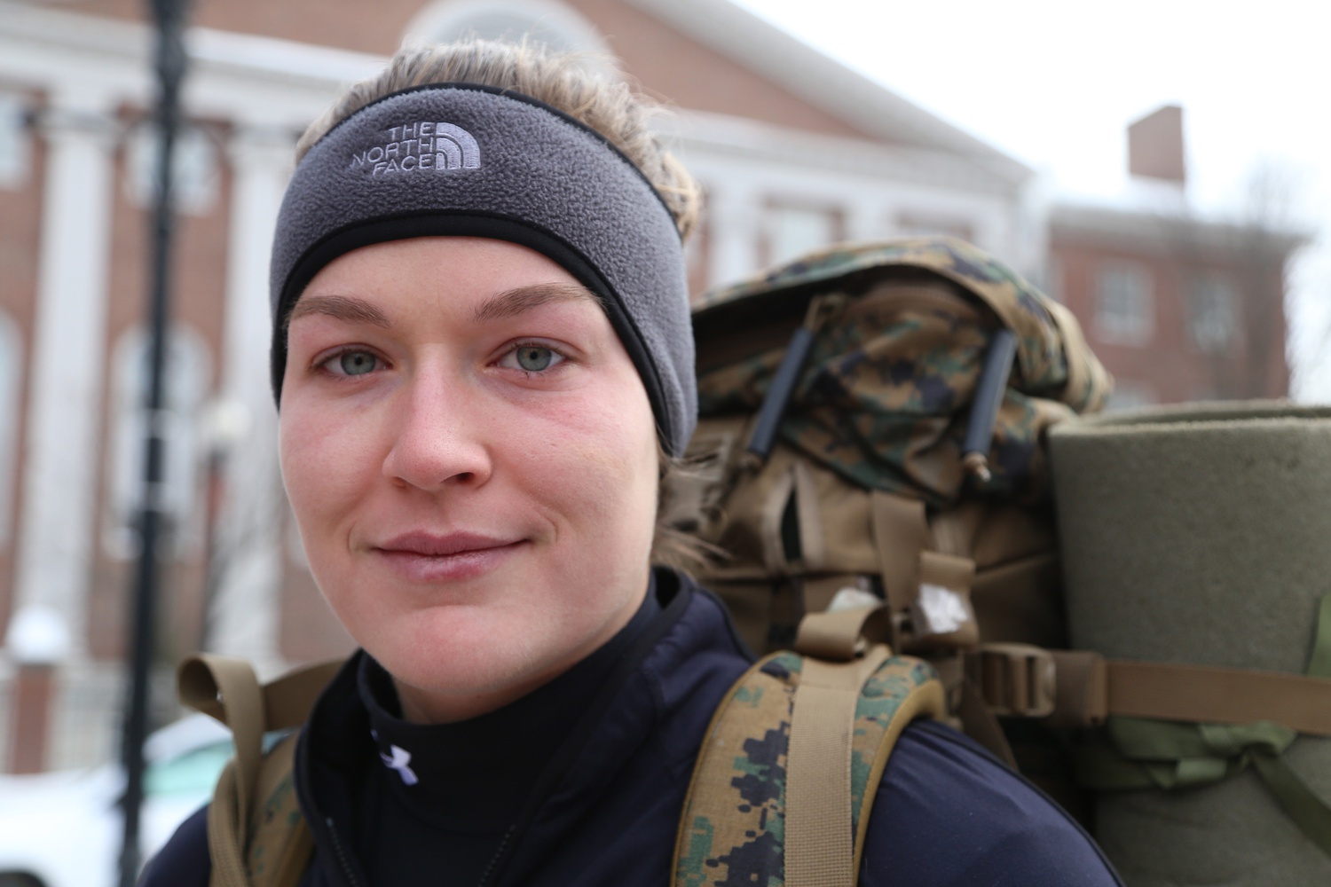 Carolyn F. Pushaw ’16 decided she wanted to join the military when she was a child.
