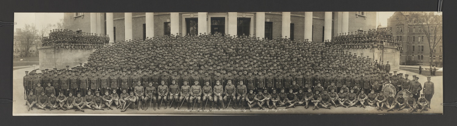 Reserve Officers Training Corps, Harvard University, Memorial Day, May 30, 1917