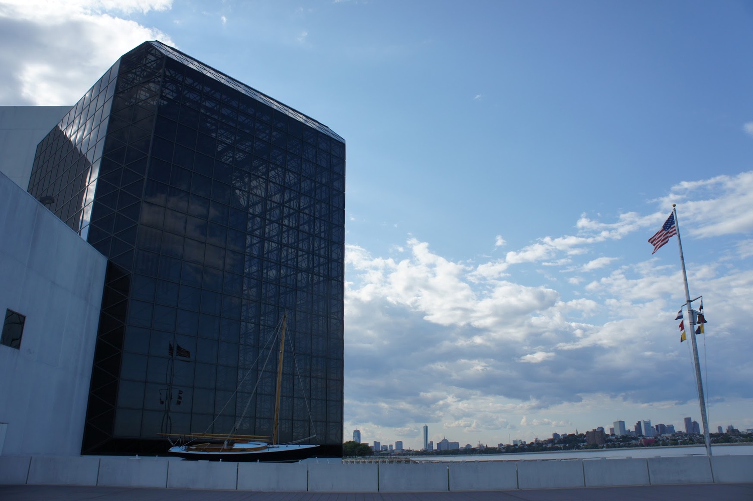 The John F. Kennedy Presidential Library is located at Columbia Point, Boston. The library temporarily closed this week following a Trump administration order.