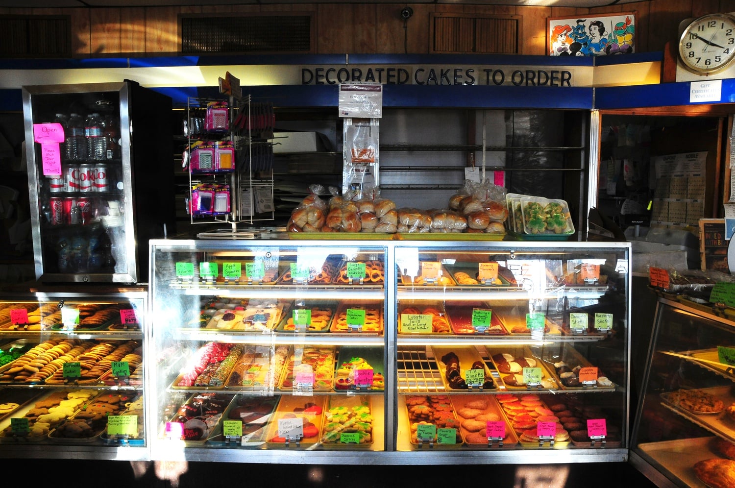 Ohlin's Bakery in Belmont sells a wide variety of cakes and pastries in addition to its famous donuts.