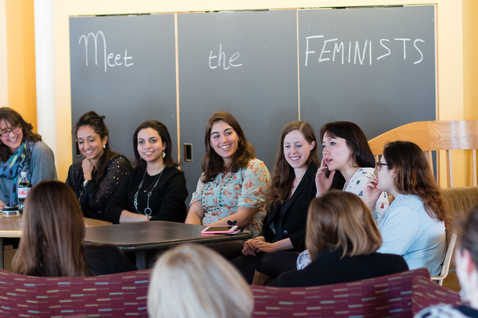 A panel of women reflect on Harvard’s experience of Third Wave/modern feminism. The panel took place on Saturday afternoon and was followed by a feminism fair featuring multiple women organizations on campus.