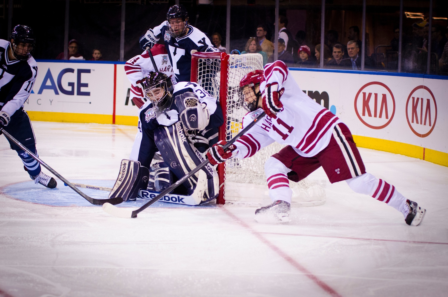 Junior co-captain Kyle Criscuolo, who ranks fifth in the ECAC in both goals and points, hopes the team will be able to start fresh in the postseason this weekend. 