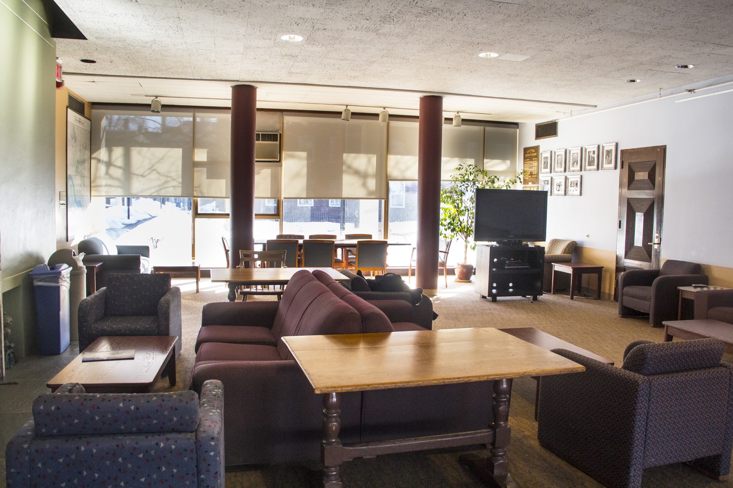 The Junior Common Room in Quincy house