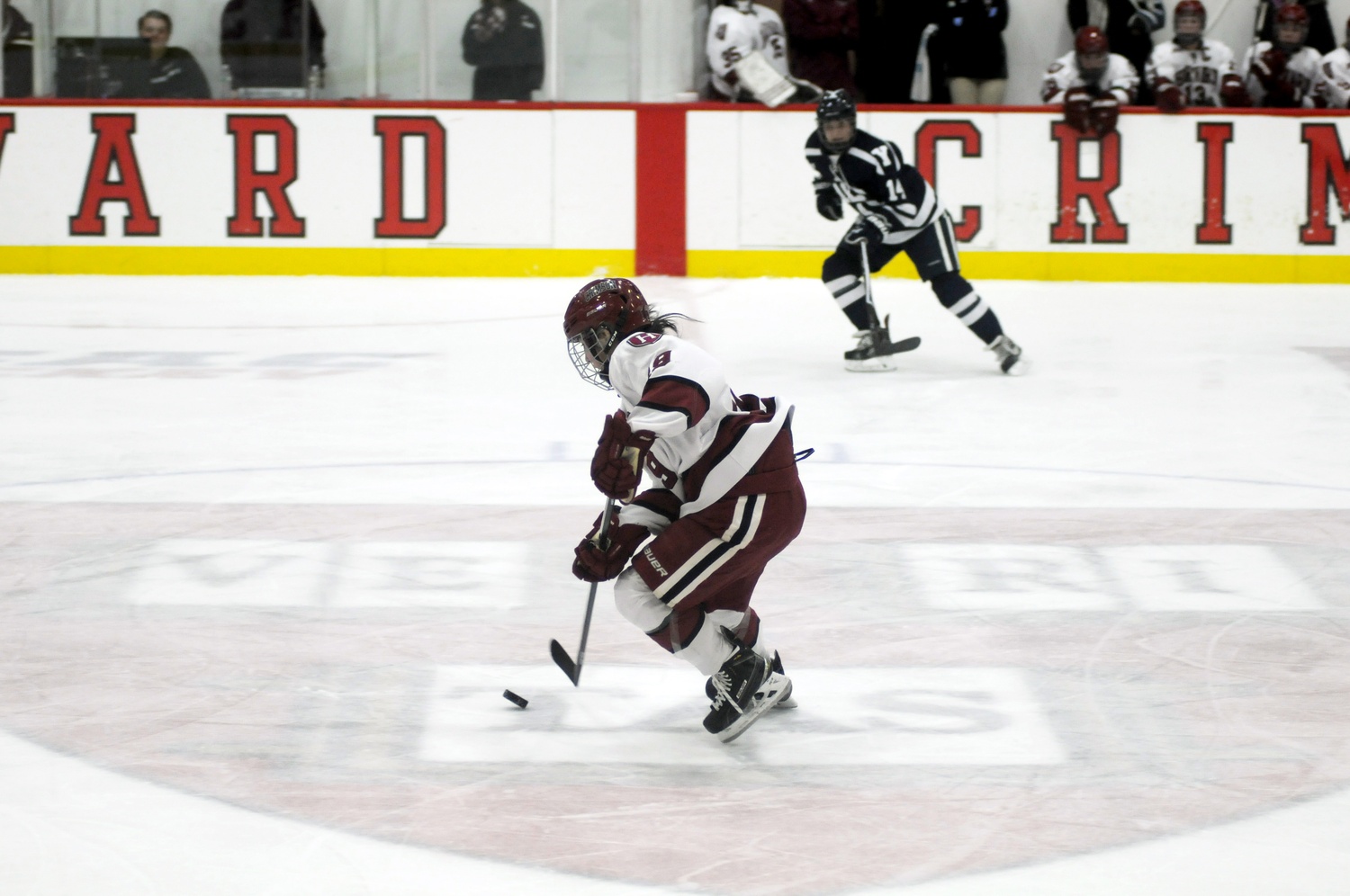 Senior Miye D'Oench tied the contest against Colgate with a goal in the second period, opening the scoring in the team's 6-2 win. 