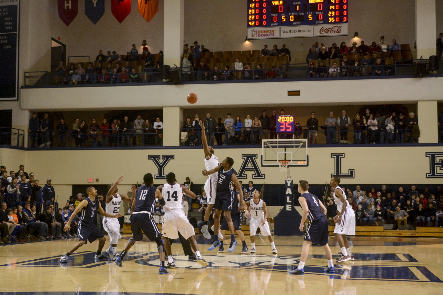 Harvard win, 52-50