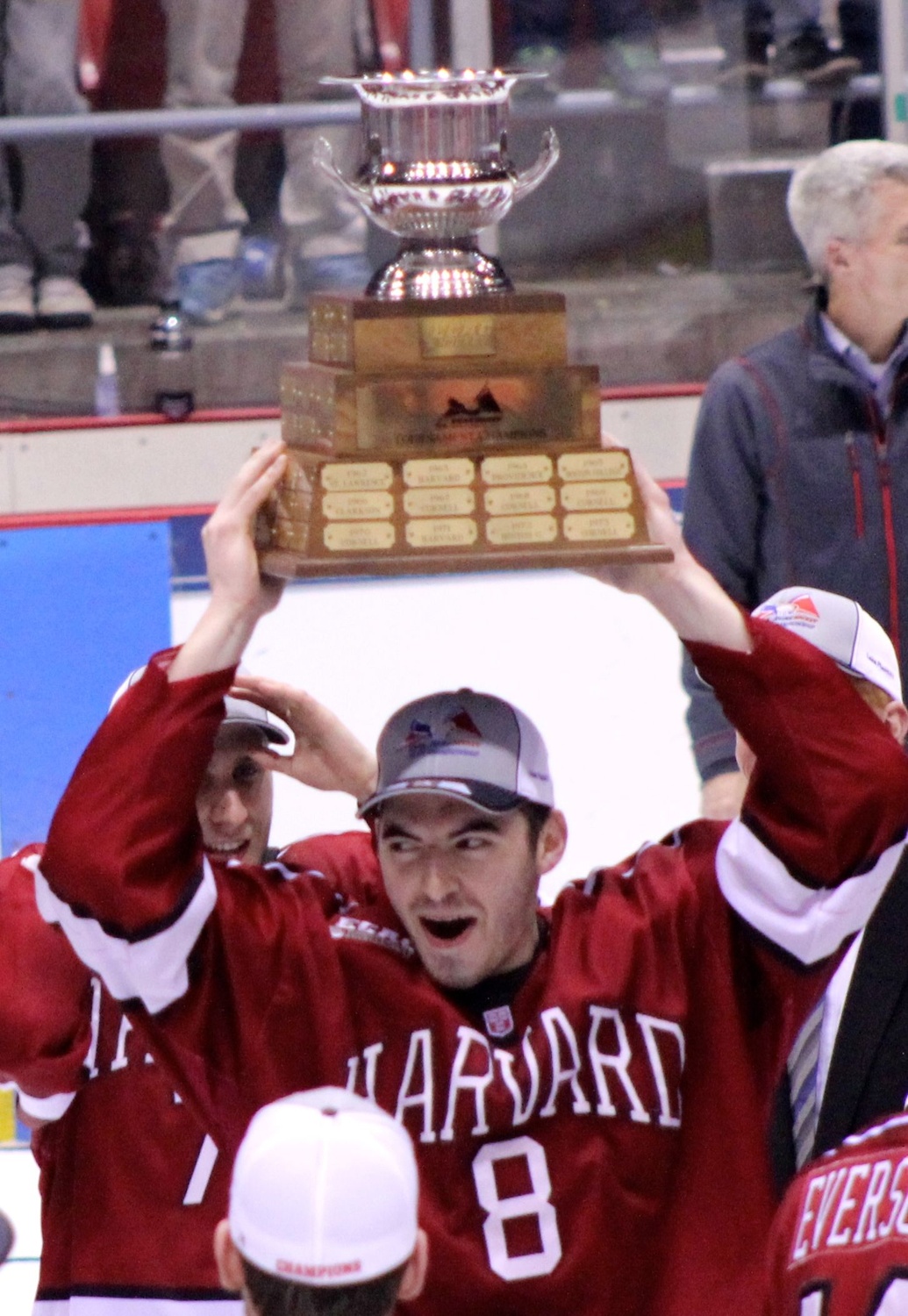 Fourth-year defenseman Patrick McNally scored the eventual game winning goal on the power play in the third period.
