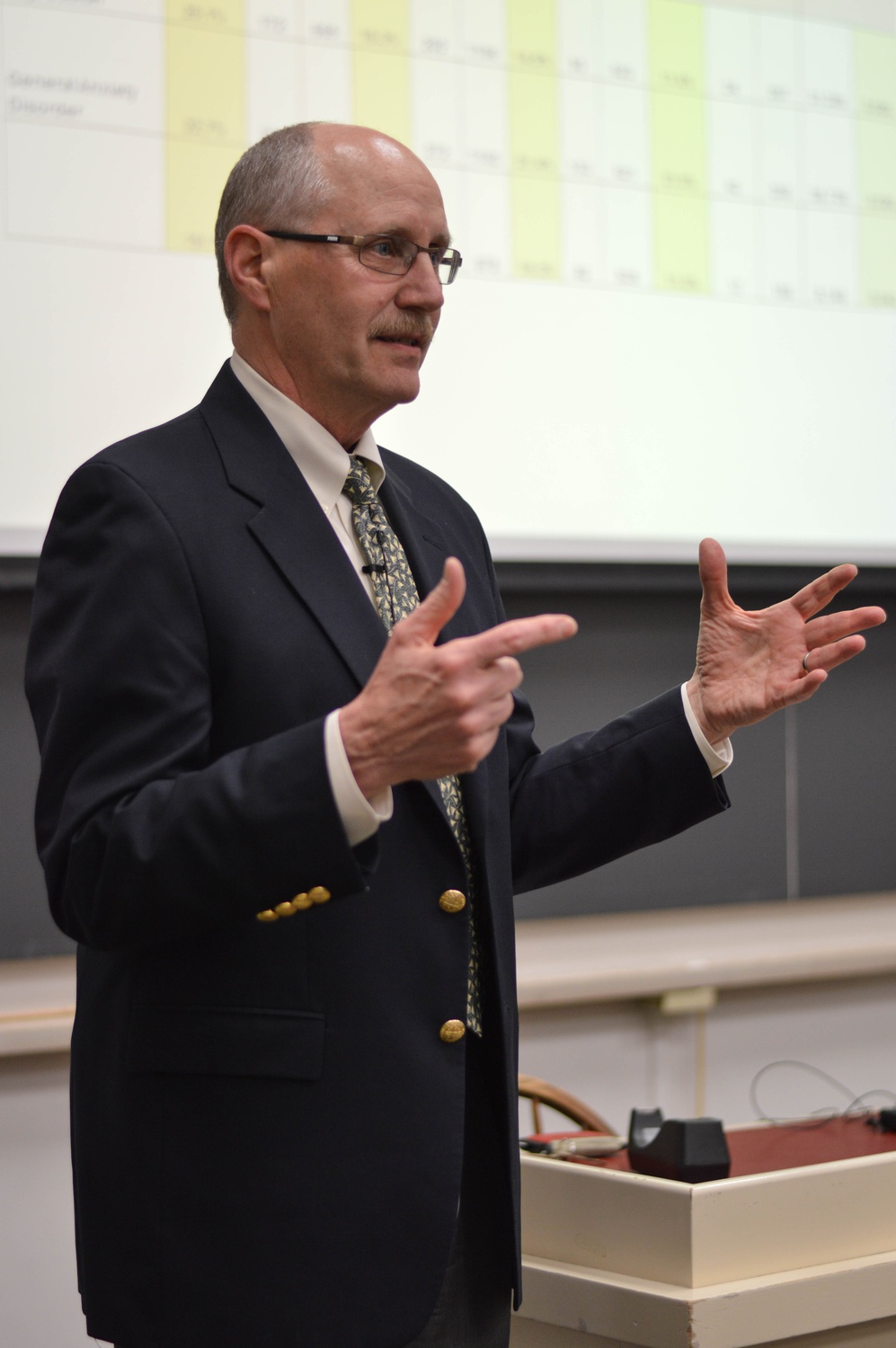 UHS Director Paul J. Barreira said that a University Health Services study on the impact of exercise encouragement on mental health found no difference between control and treatment groups in a talk on Wednesday.
