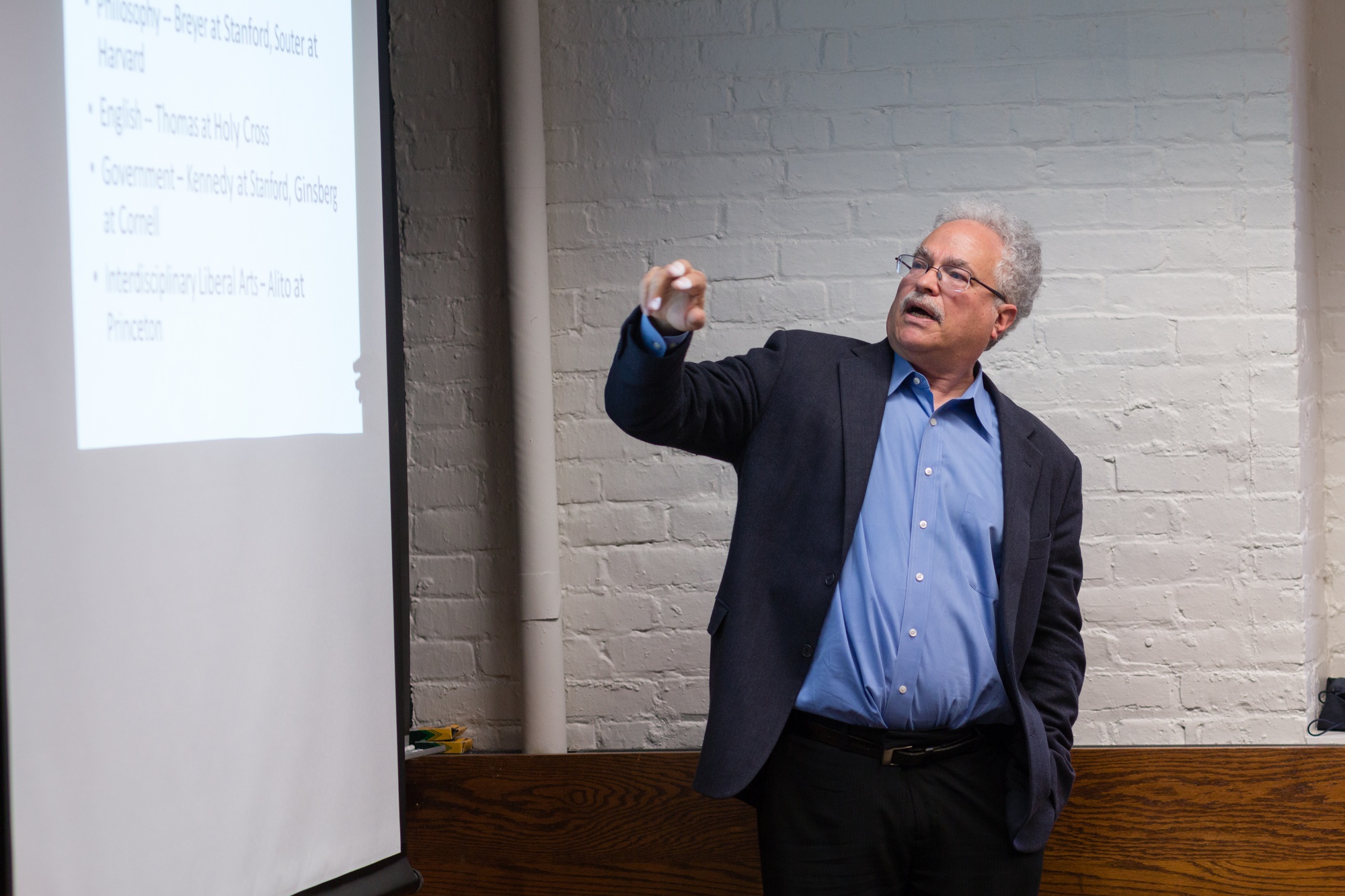 George Lipsitz, a sociology and black studies professor at University of California Santa Barbara, delivers a talk titled “Inured to Suffering: Ferguson as a Failure of the Humanities,” as part of a speakers series at Harvard’s Charles Warren Center for Studies in American History.