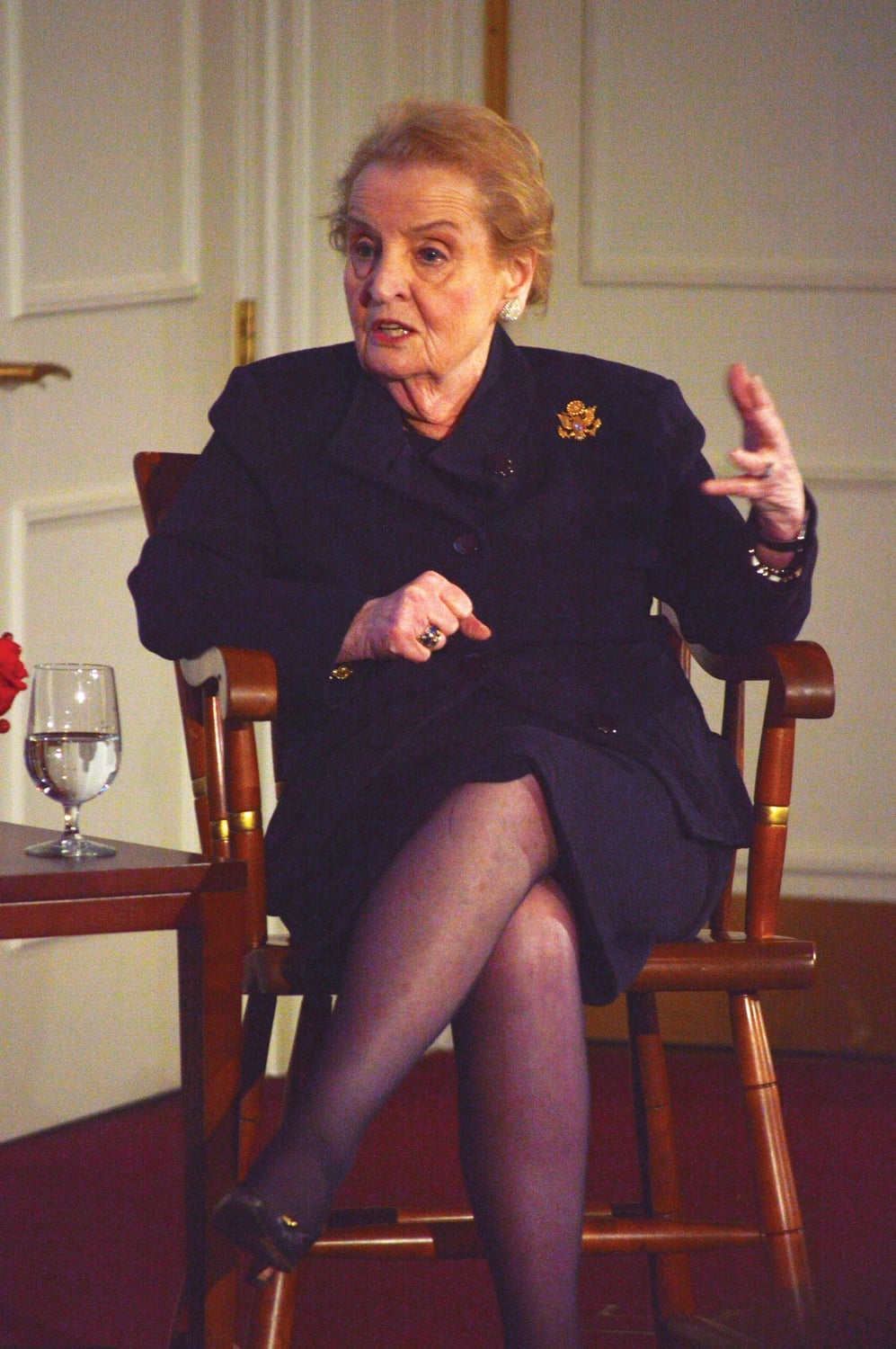 Dr. Madeleine K. Albright, former US Secretary of State, speaks of her diplomatic experiences with Slobodan Milošević and other episodes of difficult negotiation during her time with the Clinton Administration. Her account, one of many given on Thursday afternoon, was part of a larger project focused on diplomacy, negotiation, and statecraft organized by the Harvard Business School. 