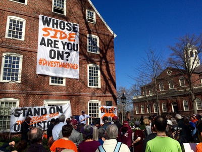 Cover image for Divest Harvard Rally