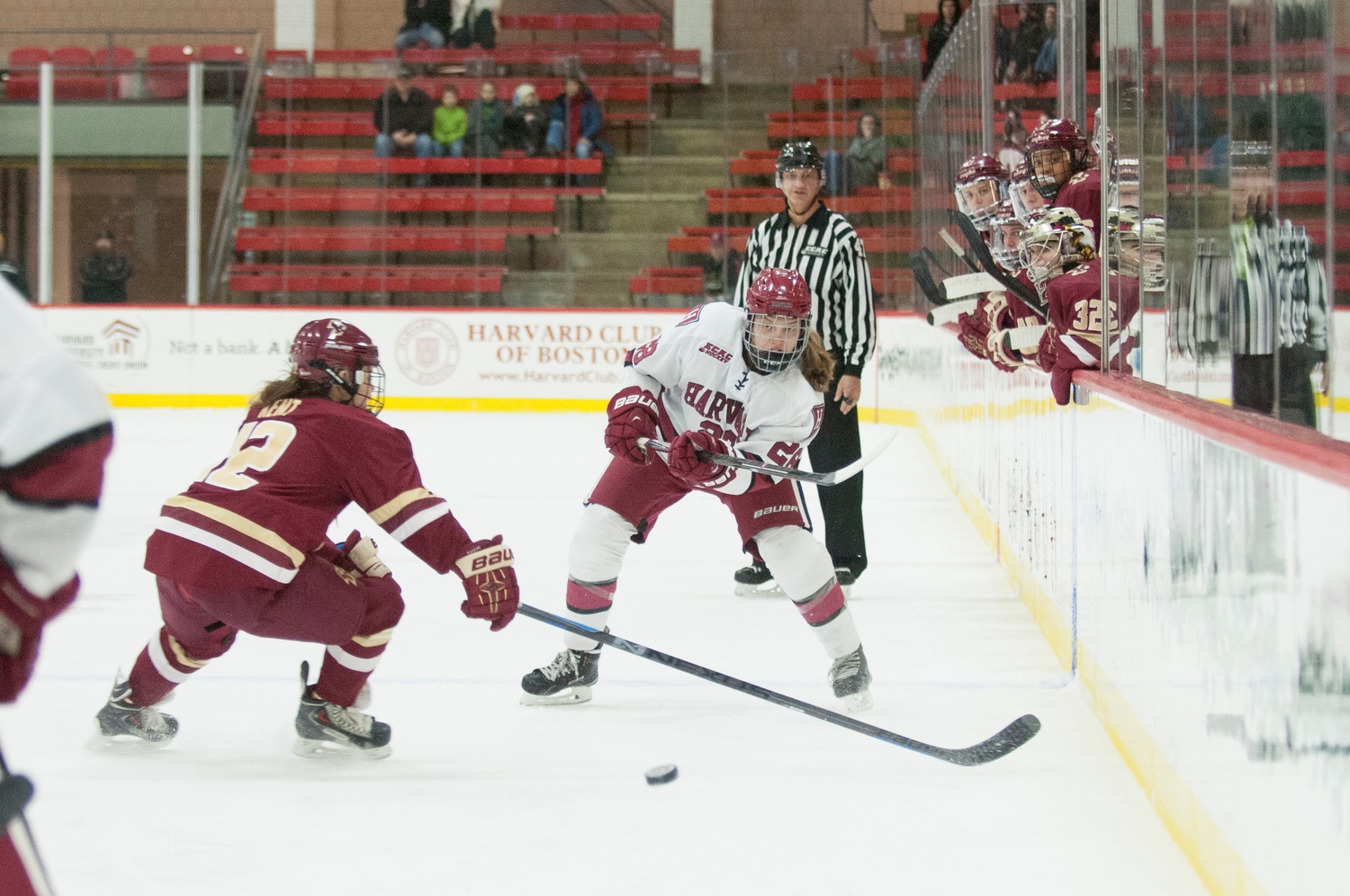 The Beanpot title came after the Crimson fell to Boston College earlier in the season by a 10-2 score.