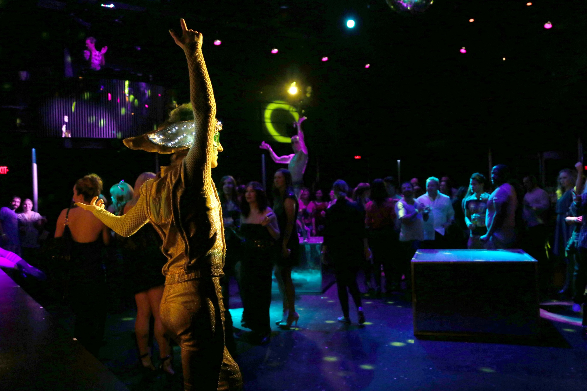 “For me, every second of every day is theater,” said Mark J. Mauriello '15, a student actor who performed in ‘The Donkey Show,’ a Midsummer Night's Dream-inspired interacive disco musical.