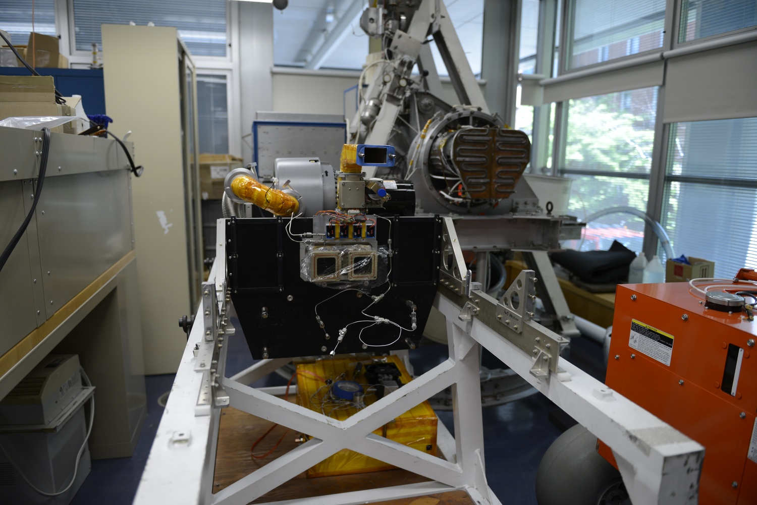 A variety of equipment allows Anderson and his research team to replicate conditions in the atmosphere for their experiments