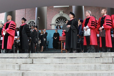 Cover image for President Faust at Commencement 