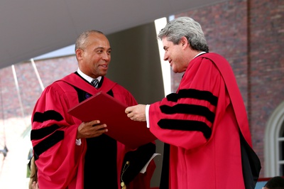 Cover image for Deval Patrick Receives Honorary Degree