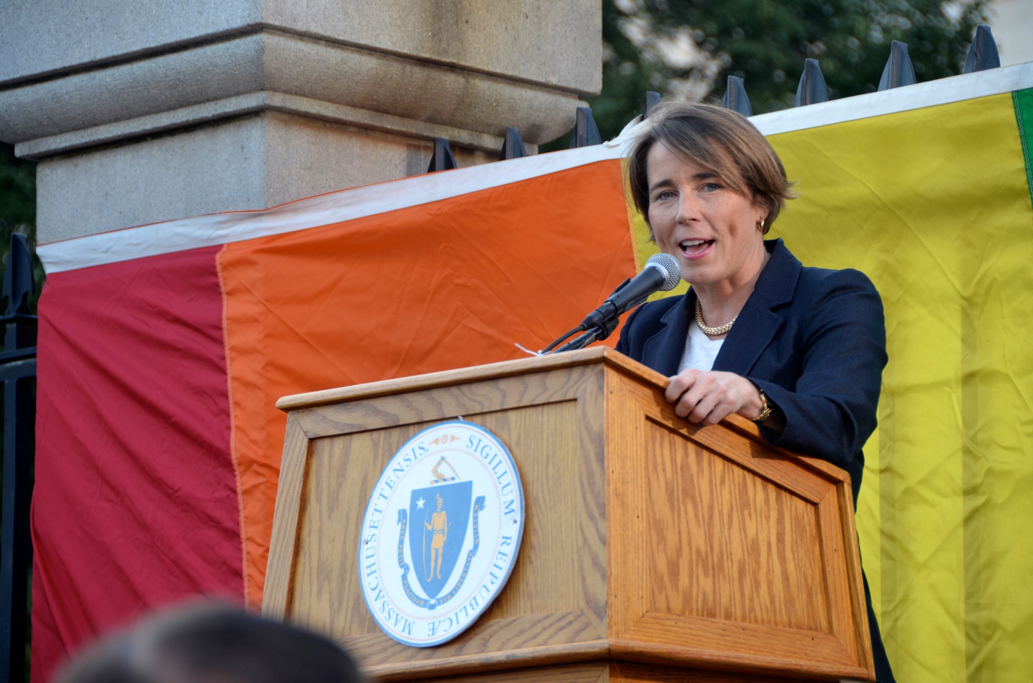 A number of attorneys general, including Massachusetts Attorney General Maura T. Healey '92, filed a brief in support of Harvard's admissions policies.