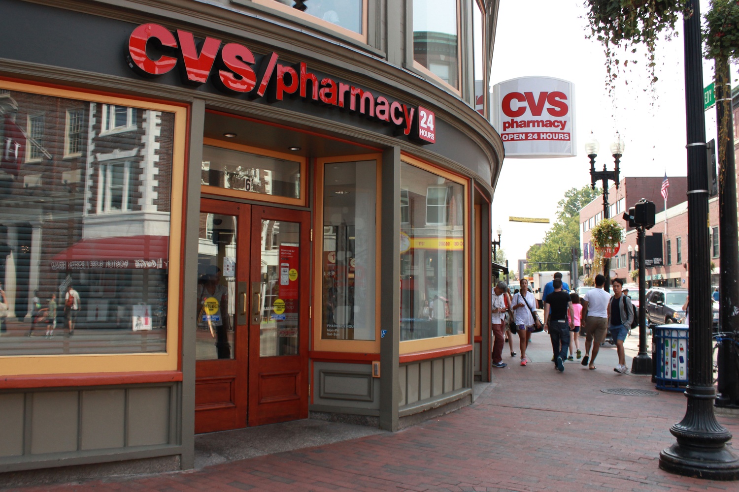 The new CVS Pharmacy moved right across the street from its former home next to the COOP. It's still open 24 hours, and features a brand new interior.