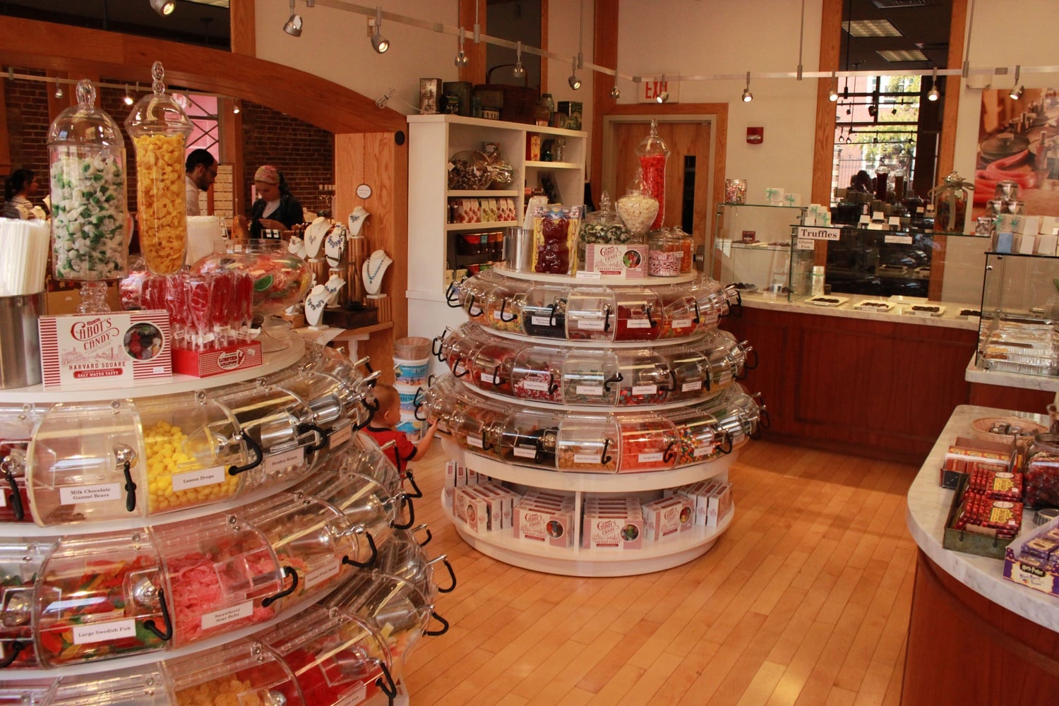 Cabot's Candy, a Provincetown, Mass., based company specializing in saltwater taffy and fudge, is open for business inside the Zinnia Jewelry location on Massachusetts Avenue. It’s one of several new businesses that came to the Square this summer.