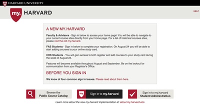 Cover image for My.Harvard 