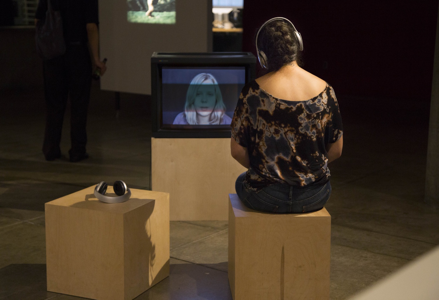 “There’s something….maybe even a little bit sad about growing up in this day and age,” exclaimed Deborah T. Montes ’16 in reaction to ‘Triskaidekaphobia,’ a multimedia piece by Visual and Environmental Studies Visiting Associate Professor Betsy Schneider at the Carpenter Center on Thursday.